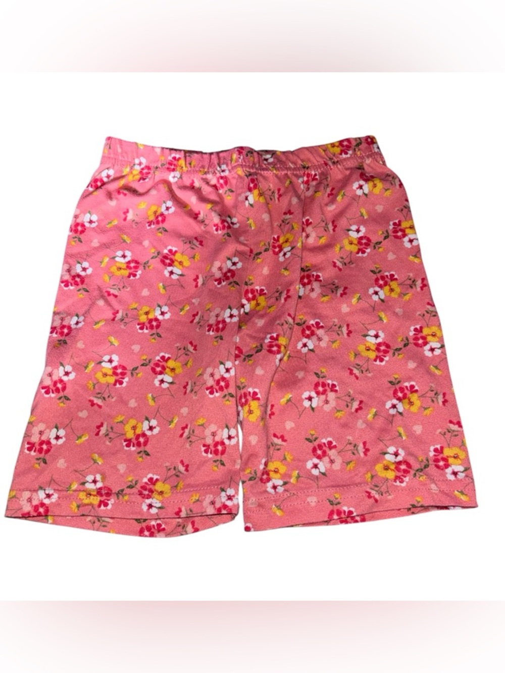 Real Love Girls Floral Pink Biker Shorts Size 7/8